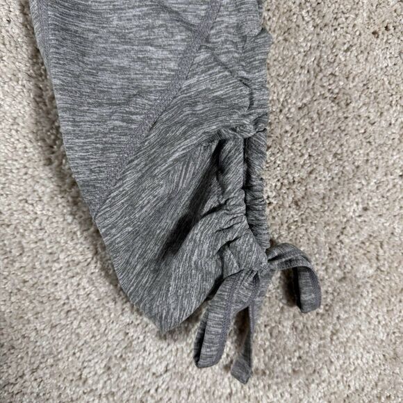 Free People Movement Swerve Lace Side Leggings Size Small Gray Heathered Yoga - Picture 2 of 14